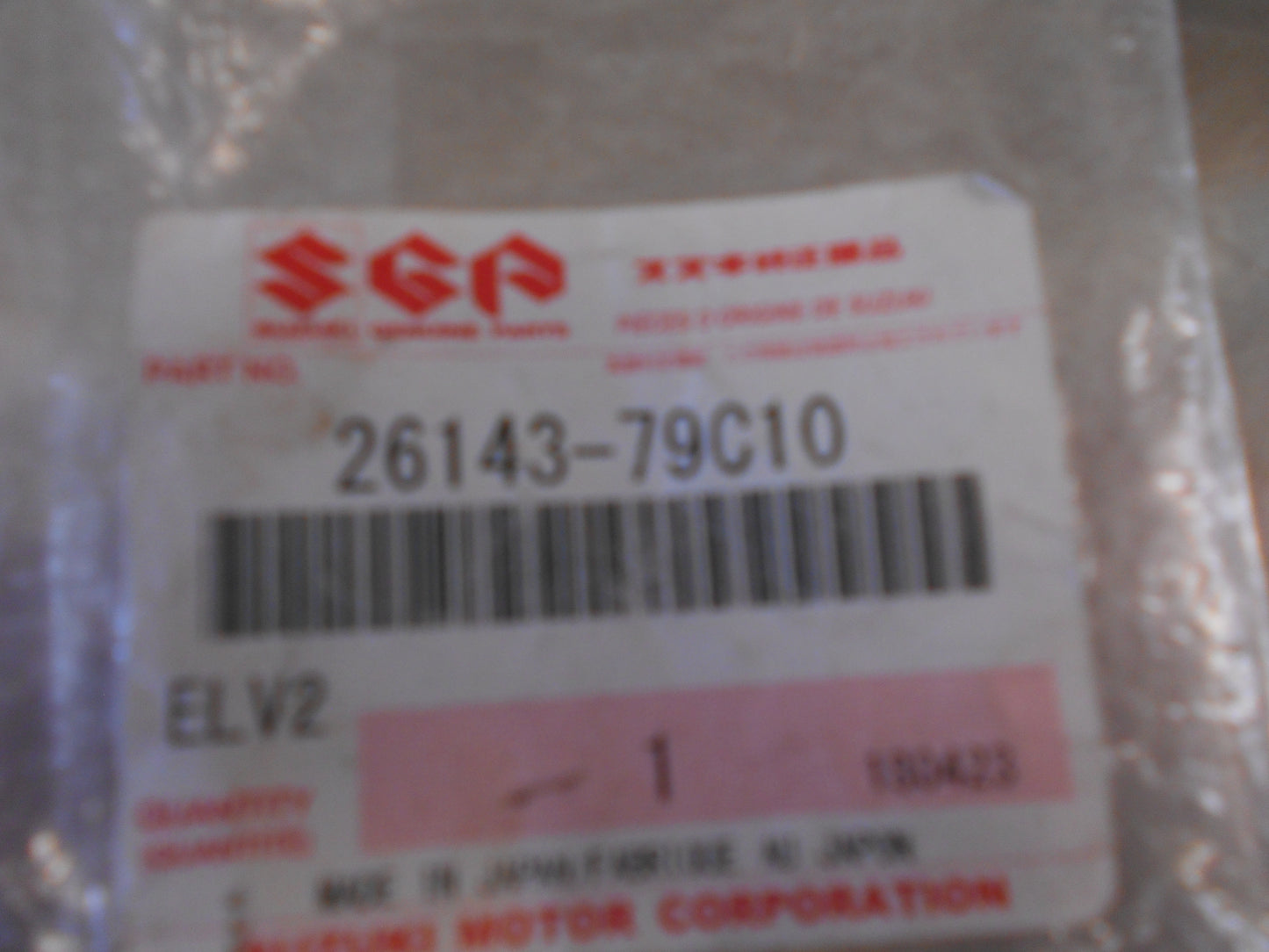 Suzuki Swift Genuine Transmission Shaft Speed Sensor New Part