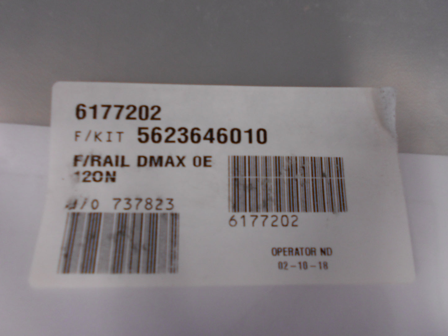 Isuzu D-Max Genuine Right Hand & Left Hand Bull Bar Side Rail / Brush Bars New Part