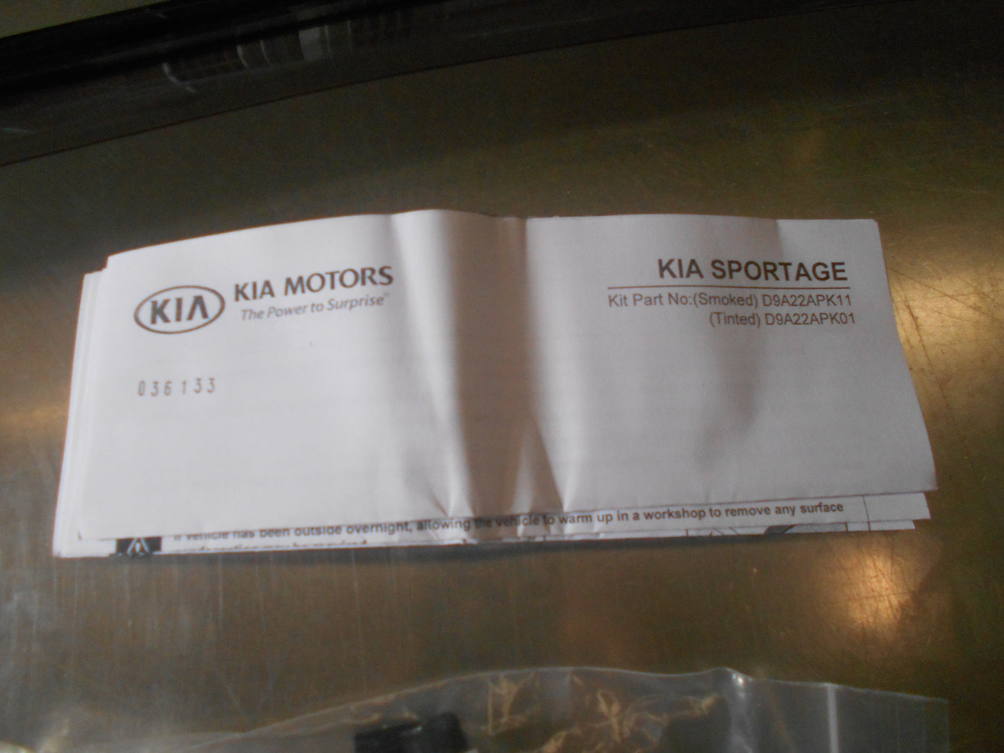 Kia Sportage Genuine Clear Weathershields Set Of 4 With Fittings New Part