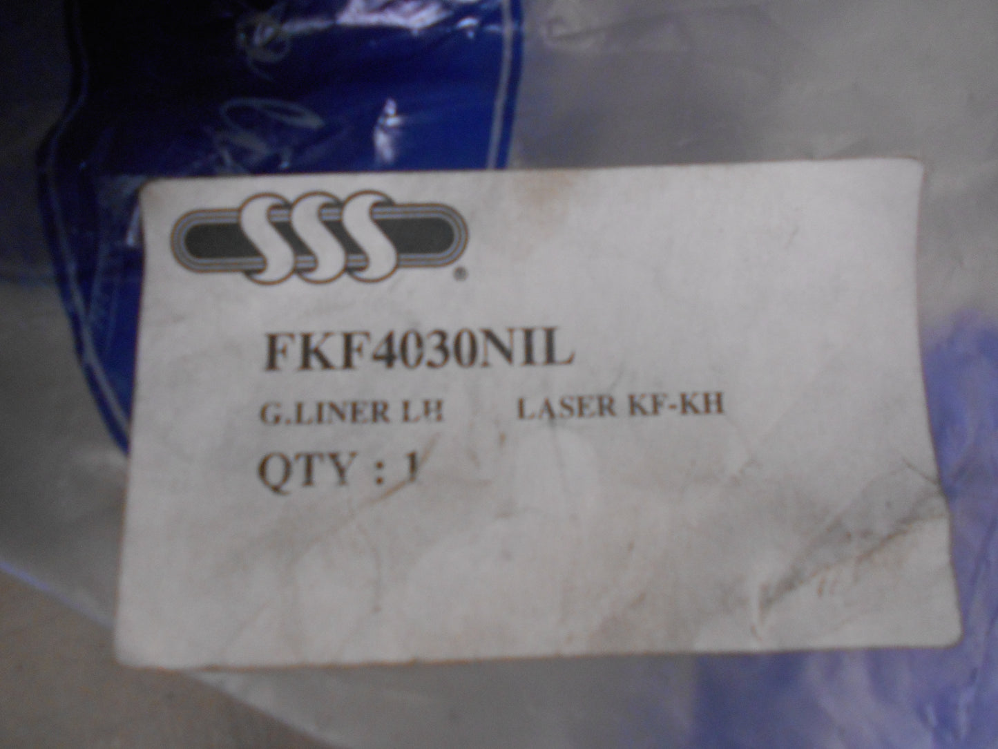 FORD LASER Left Hand Front Guard Liner New Part