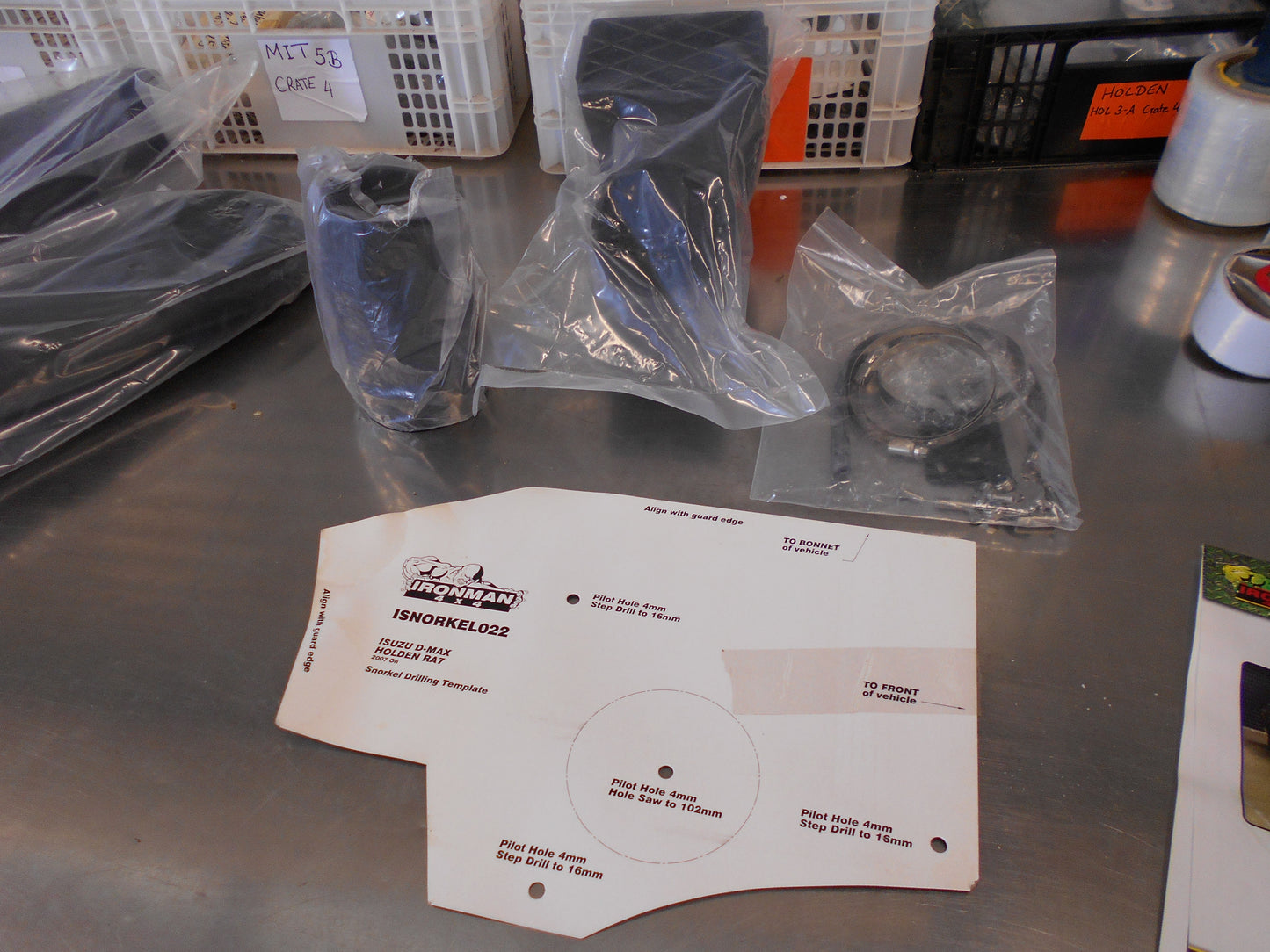 Ironman 4X4 Snorkel Suitable For Isuzu D-Max / Holden Rodeo New Part