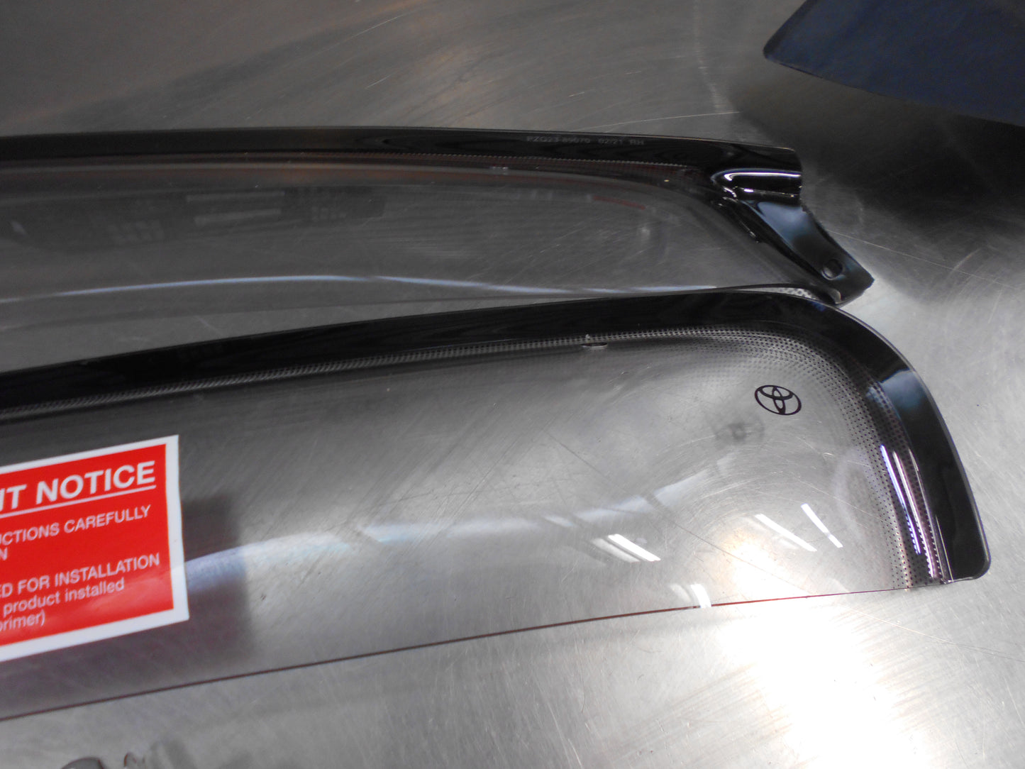 Toyota Hilux Genuine Front Left Hand + Right Hand Side Weather Shields New Part