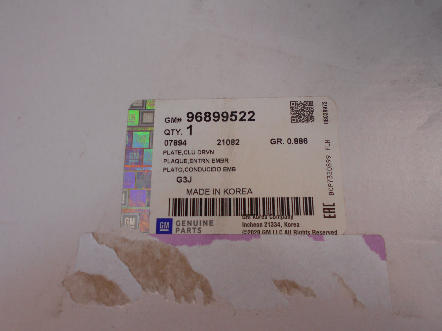 Holden Captiva Genuine Clutch Disc New Part