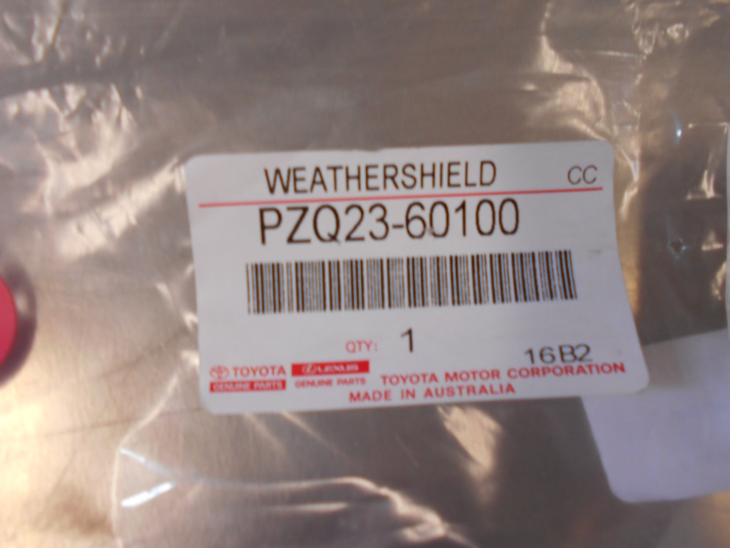 Toyota Prado 150 Series Genuine Front Right Hand Weathershield New Part