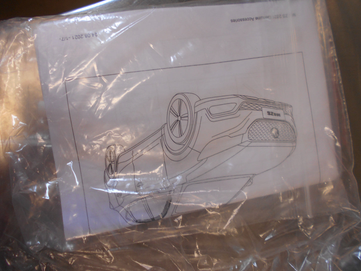 MG ZS Genuine Tinted Weathershields, Front & Rear New Part