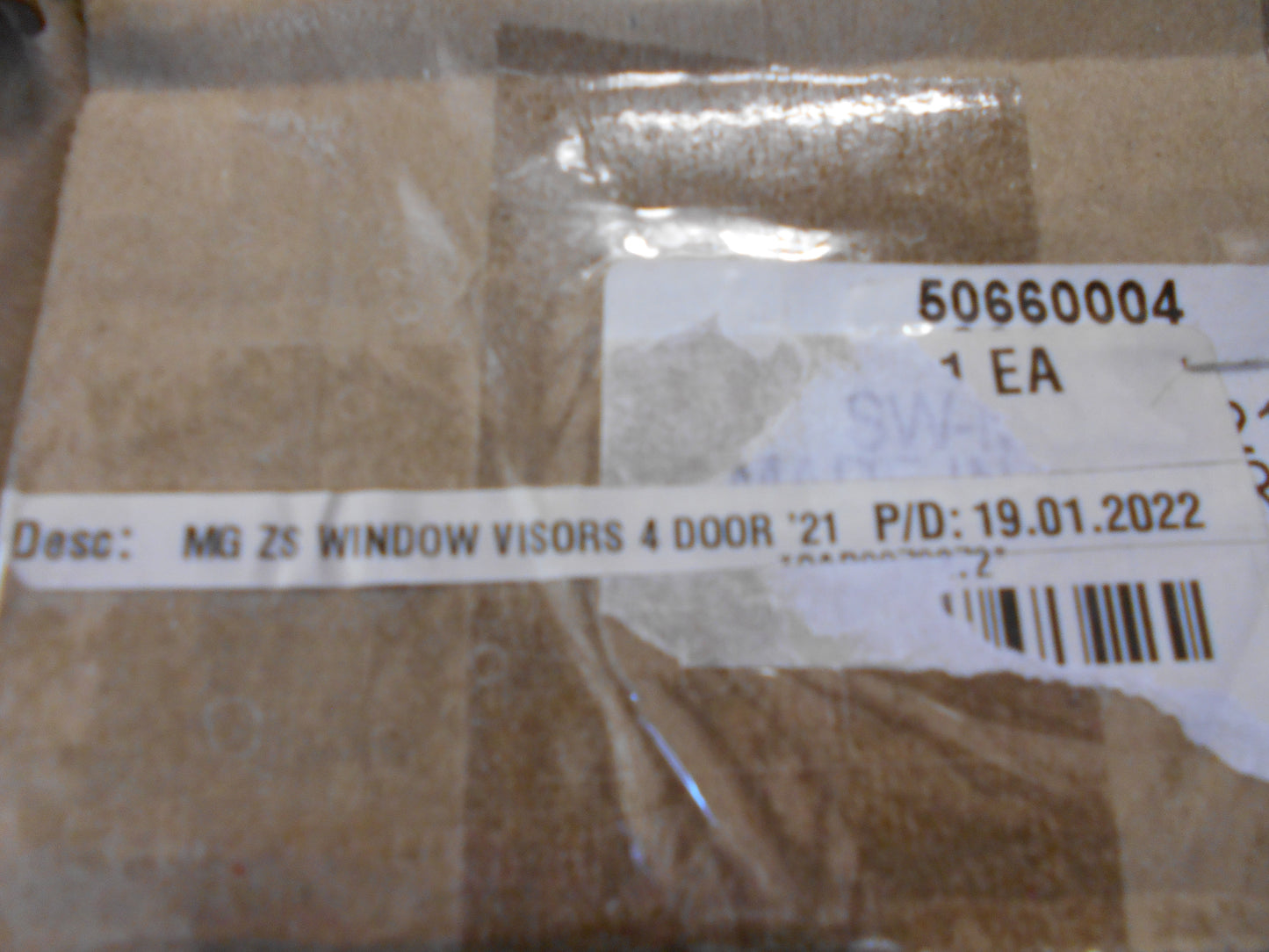 MG ZS Genuine Tinted Weathershields, Front & Rear New Part