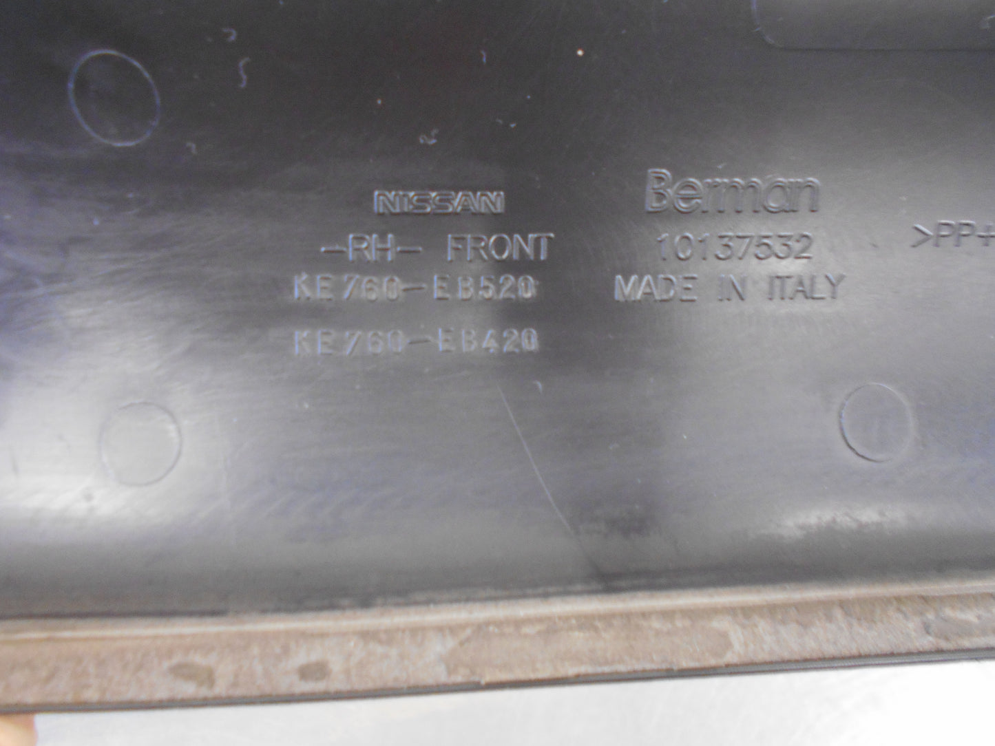 Nissan Navara D40M Genuine Right Hand Front Door Moulding Used Part