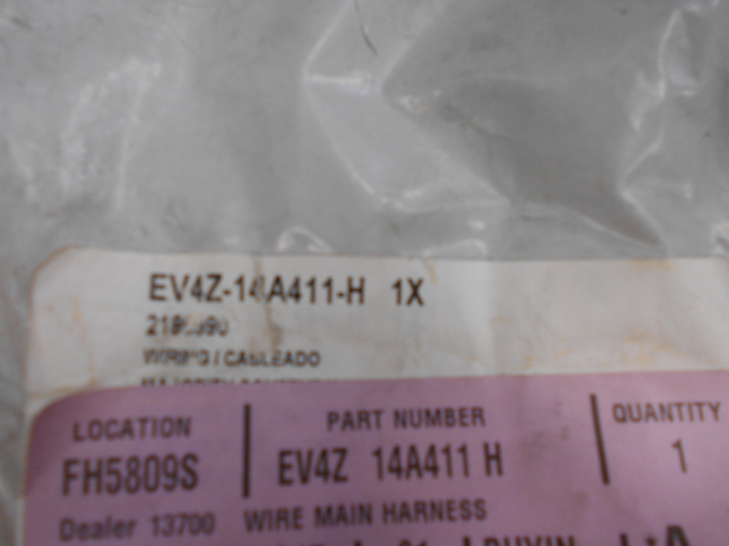 Ford Genuine Main Wiring Harness New Part
