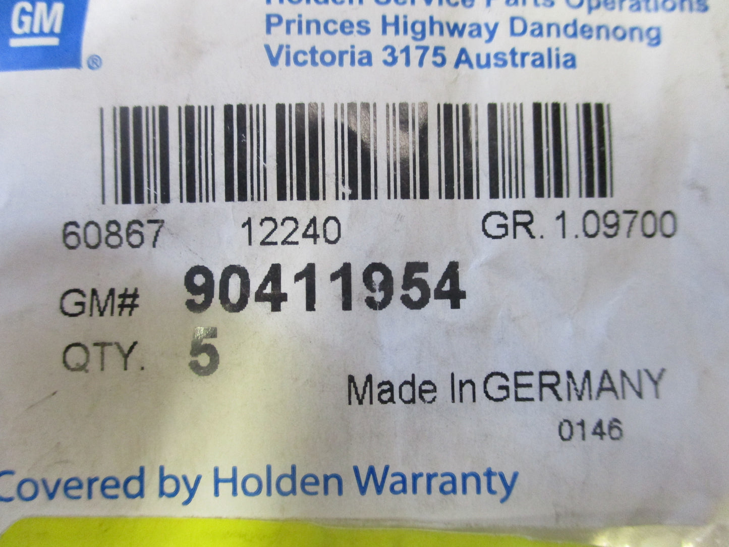 Holden Astra, Vectra, Calibra, Frontera, Omega Genuine Thermostat Housing Seal New Part
