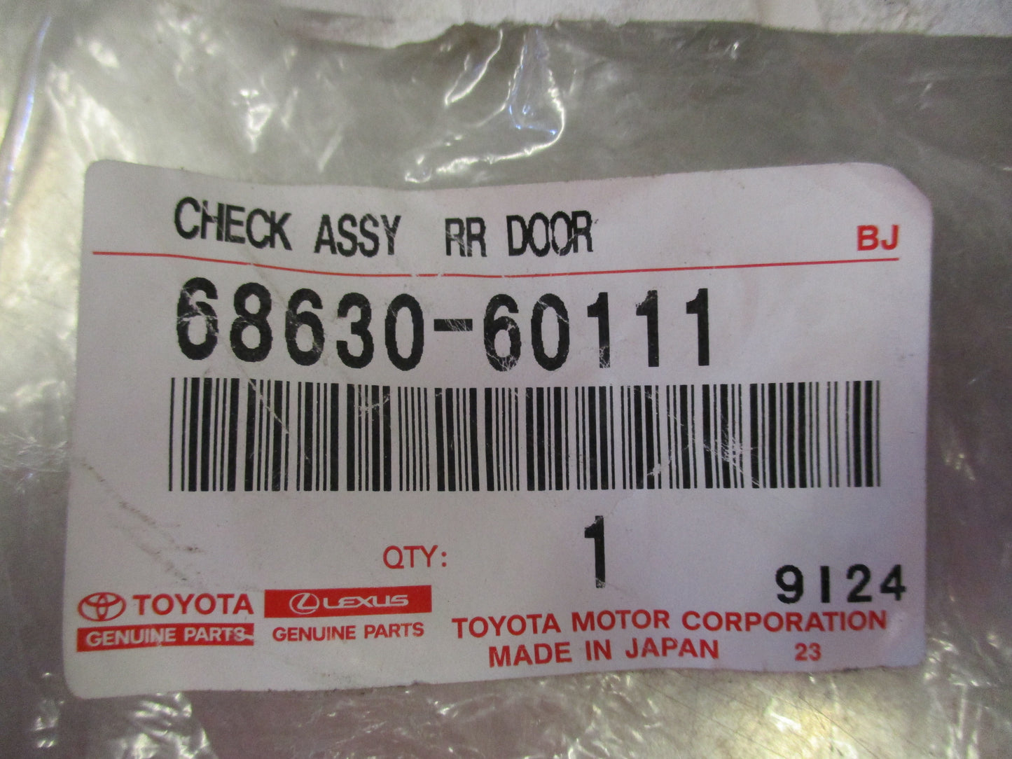 Toyota Landcruiser Genuine Right Rear Door Check Assy New Part