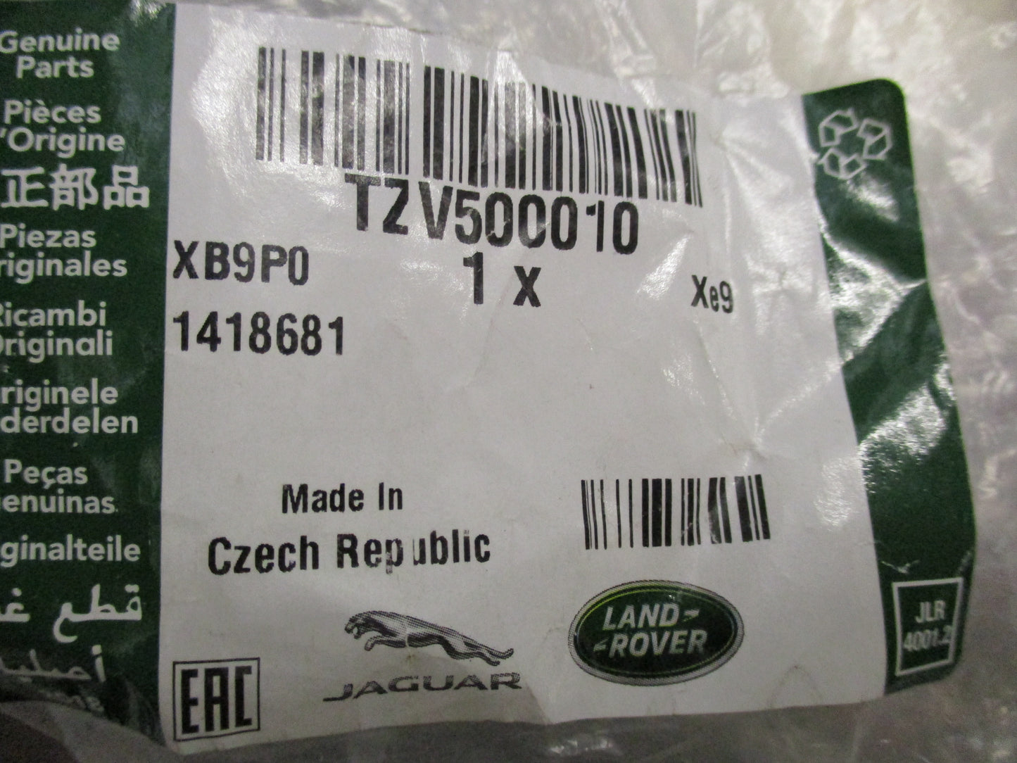 Land Rover Genuine Valve Body Sleeve New Part