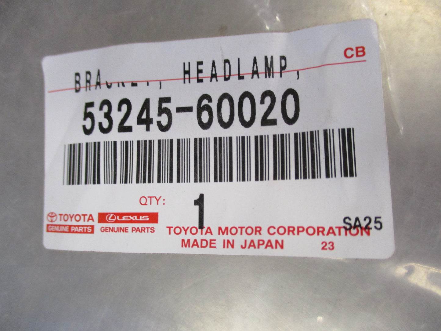 Toyota Prado Genuine Right Hand Headlight Bracket New Part