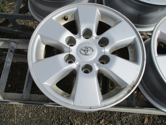 Toyota Hilux SR5 Genuine Alloy Rims 15x7 Set 4 Used Part VGC With Caps & Wheel Nuts