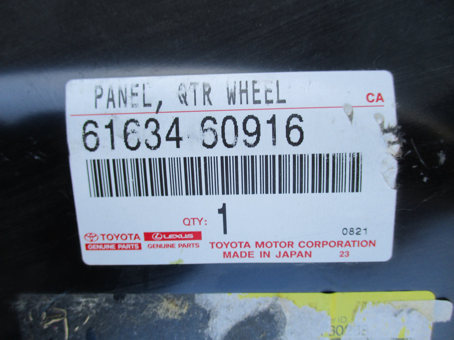 TOYOTA LAND CRUISER PRADO Genuine Inner Left Hand Quarter Wheel House Panel New Part