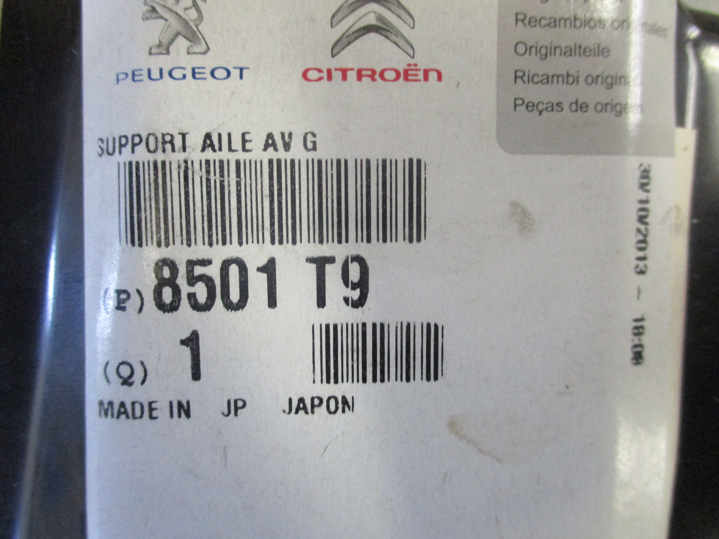 Peugeot 4007 Genuine Front Wing Support New Part