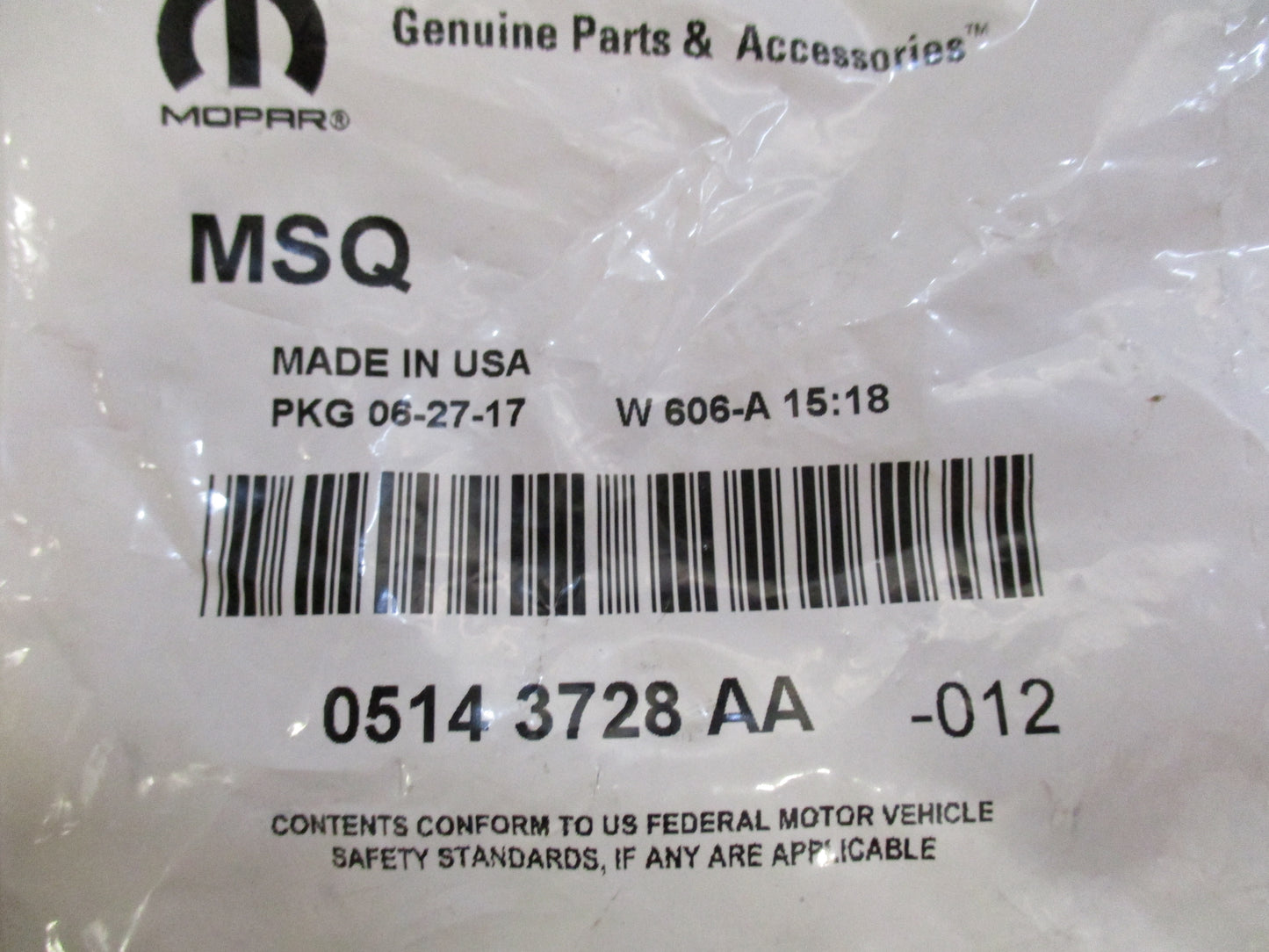 Dodge Ram Genuine Snap Ring New Part