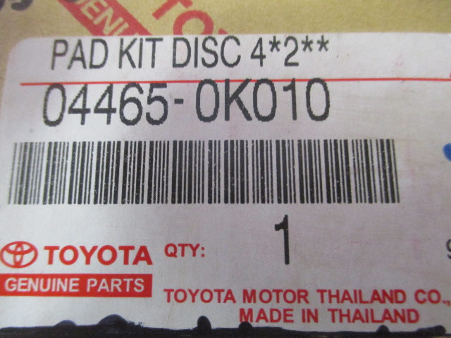 Toyota Hilux Genuine Front Brake Pad Set New Part