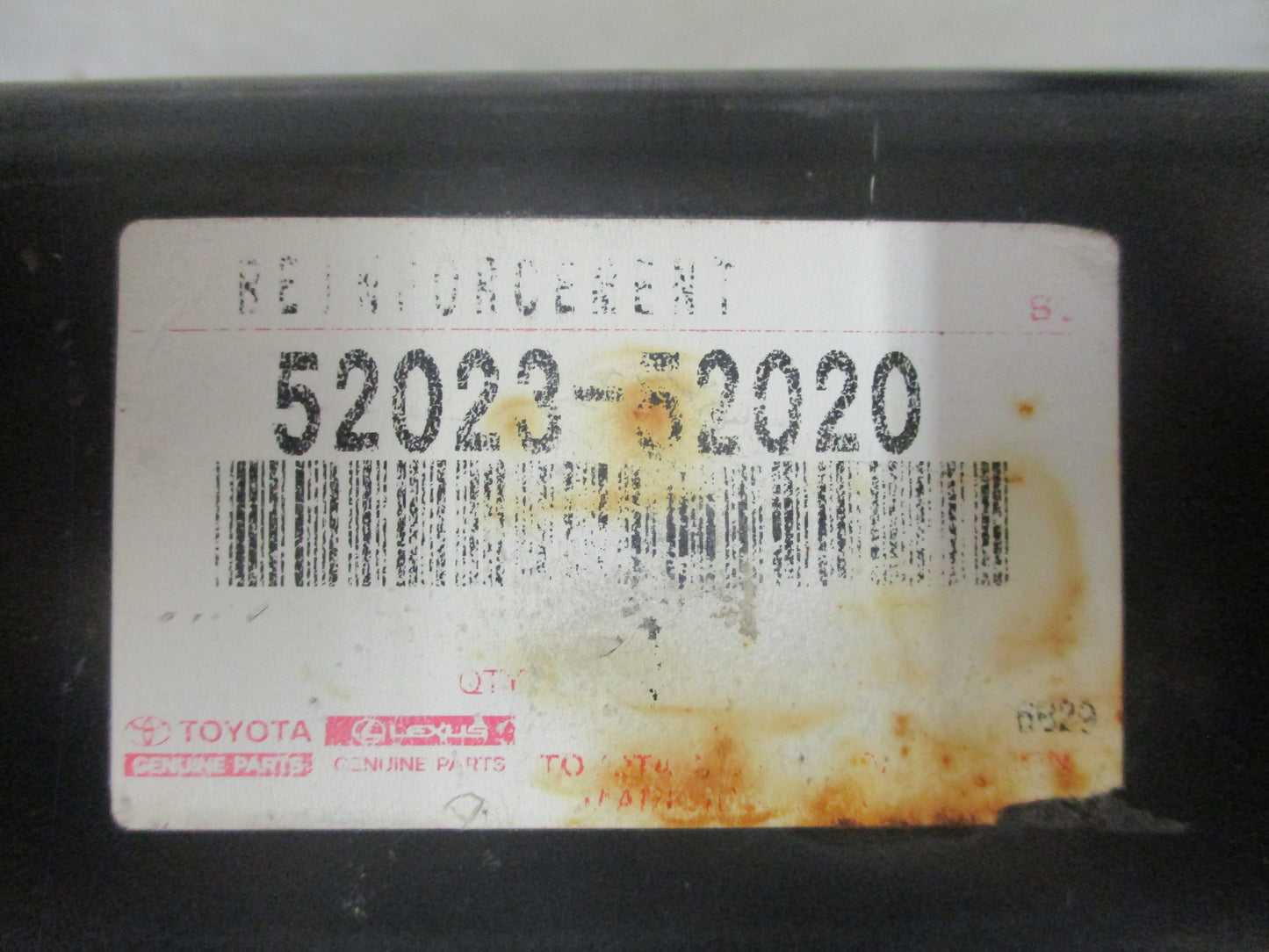 Toyota Yaris Genuine Rear Bumper Reinforcement New Part