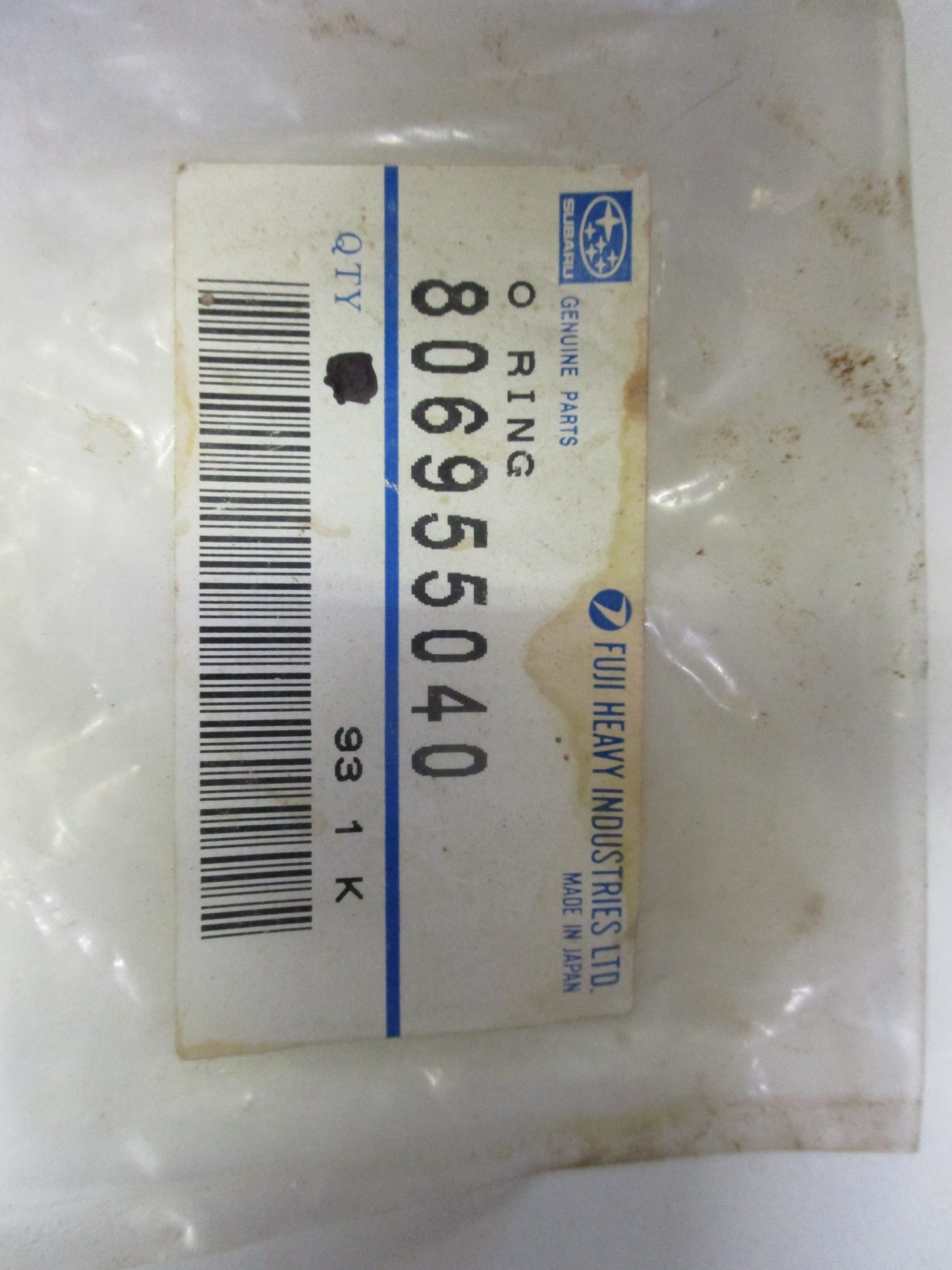 Subaru Forester Genuine O Ring New Part