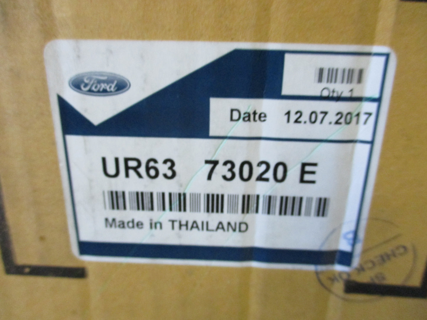 Ford Ranger PJ-PK Genuine Passenger Rear Door Dual Cab Assy New Part