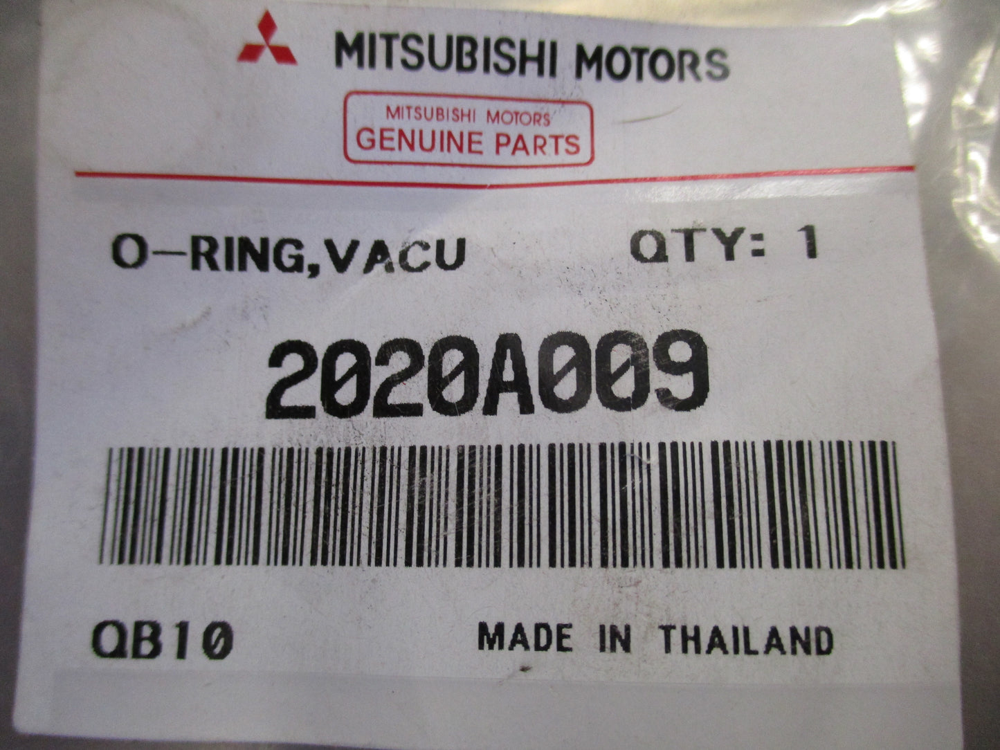 Mitsubishi Pajero/Triton Genuine Vacuum Pump O-Ring New Part
