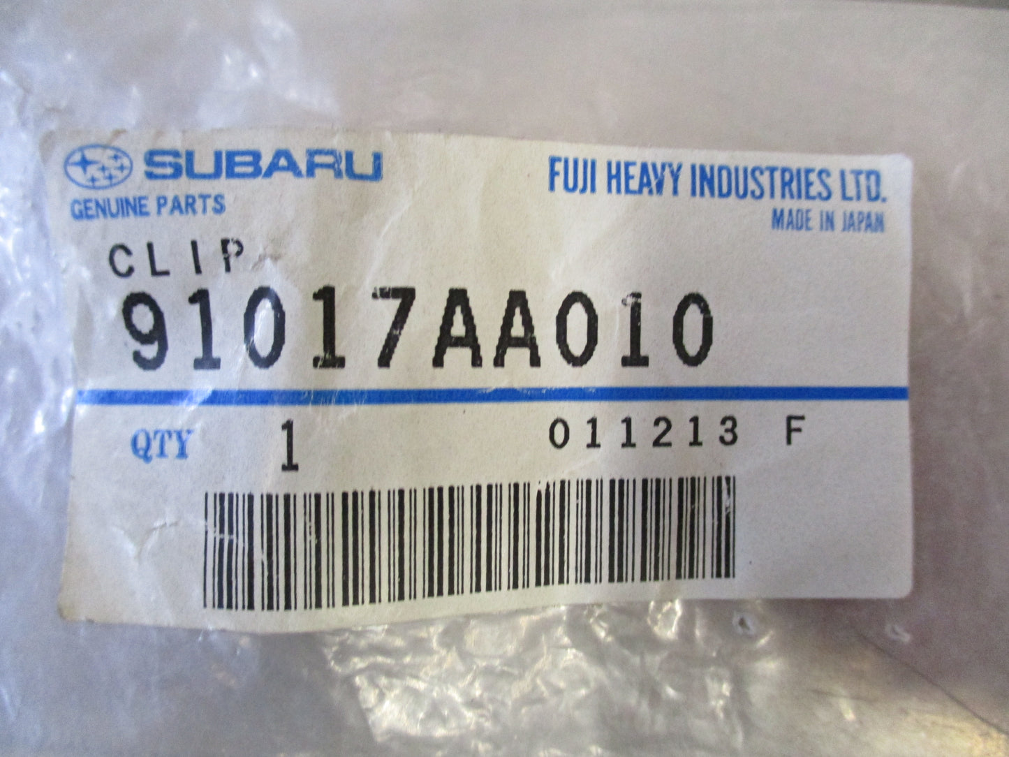 Subaru Forester/Legacy Genuine Grille Assembly Clip New Part