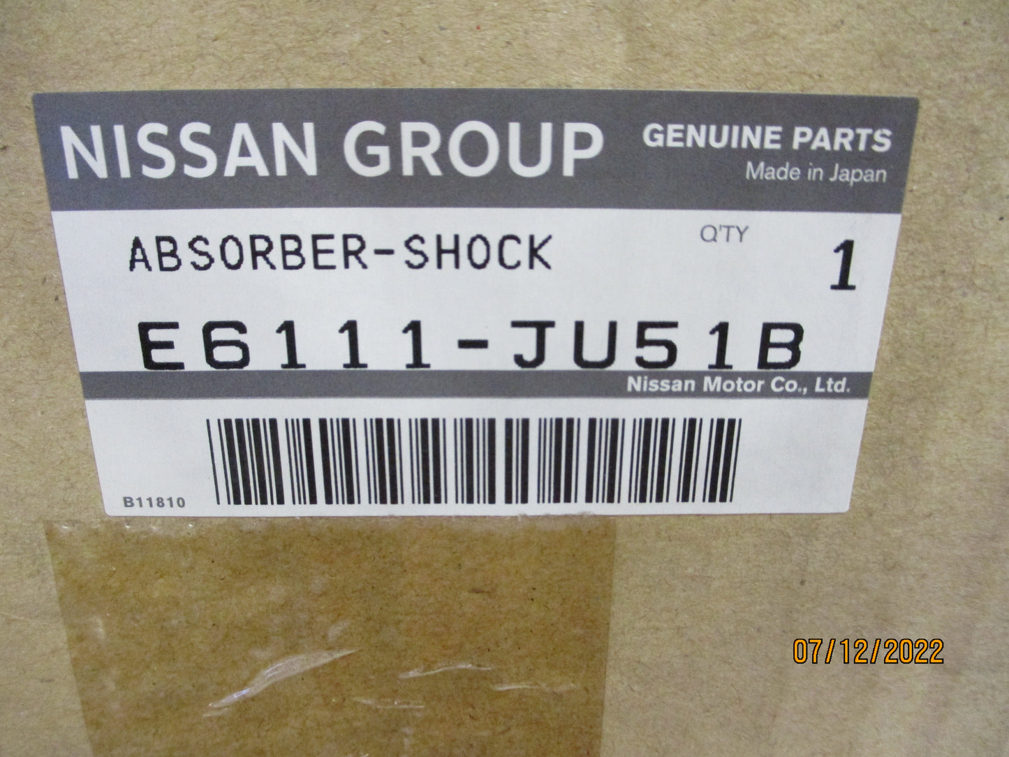 Nissan Infiniti G37 Genuine Front Left Shock New Part