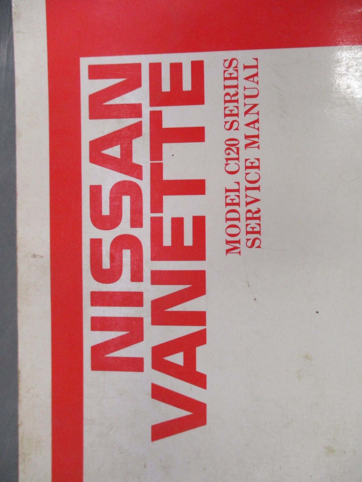 Nissan Vanette C120 Service Manual And Modification Information Used