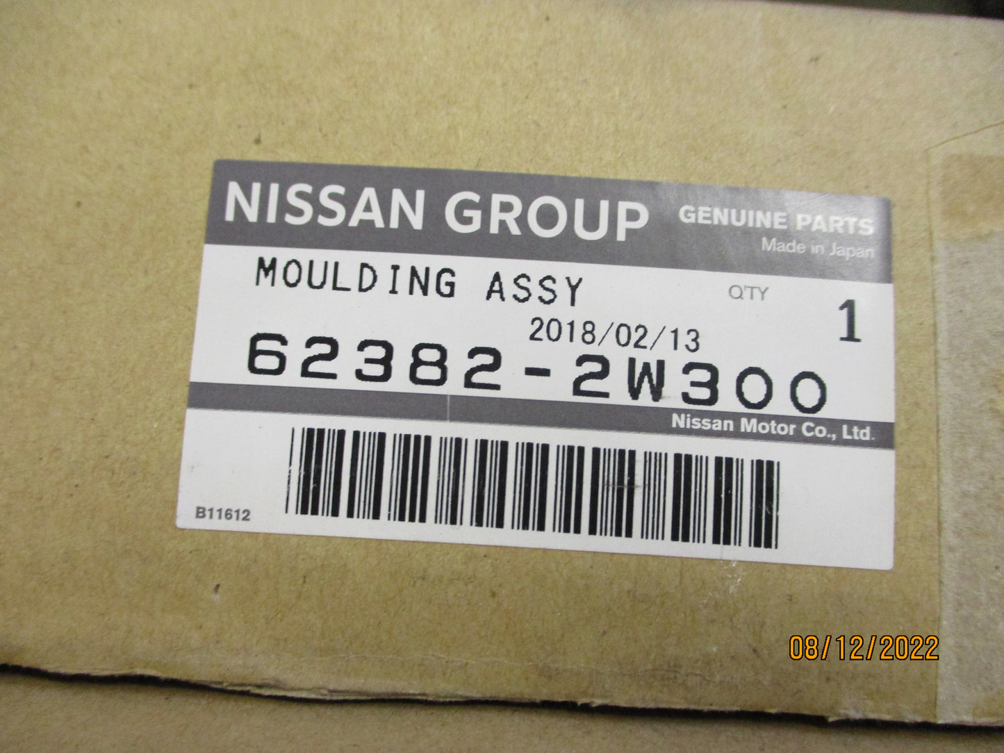 Nissan Navara R50 Genuine Front Chrome Grille Molding New Part