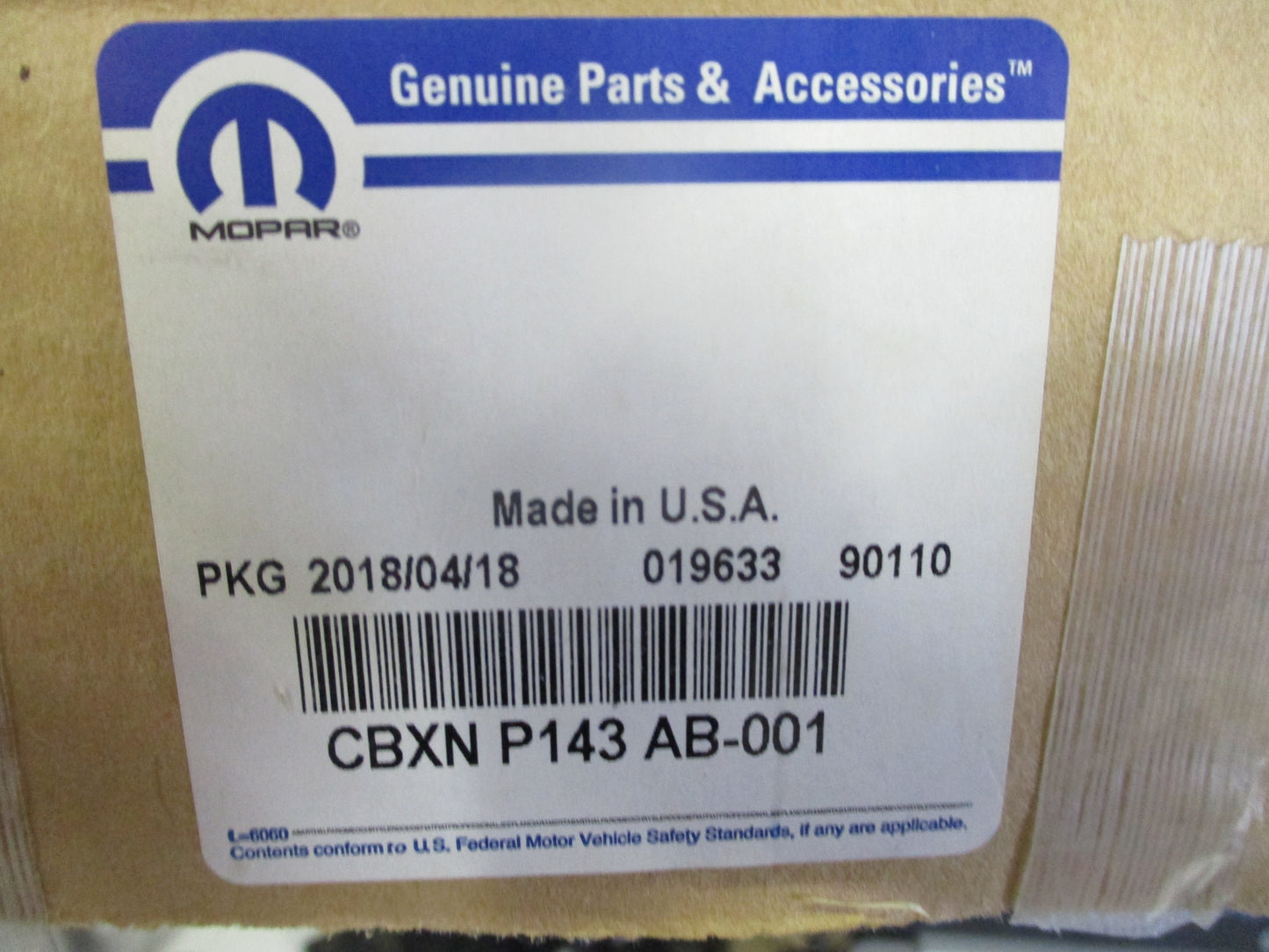 Jeep Genuine Brake Booster Water Shield Kit New Part
