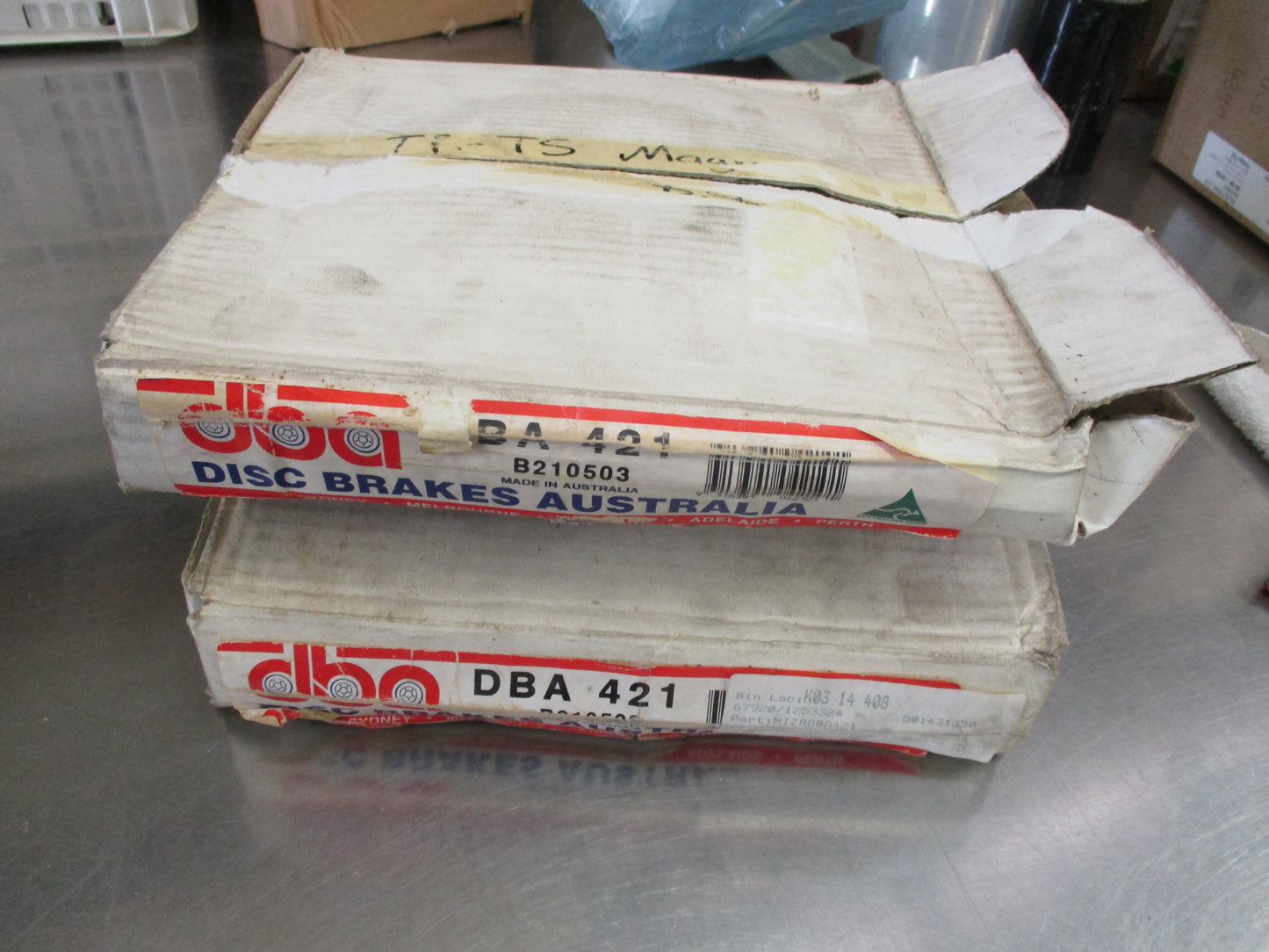 DBA Front Brake Rotor Pair Suits Mitsubishi TS/TR Magna New Part