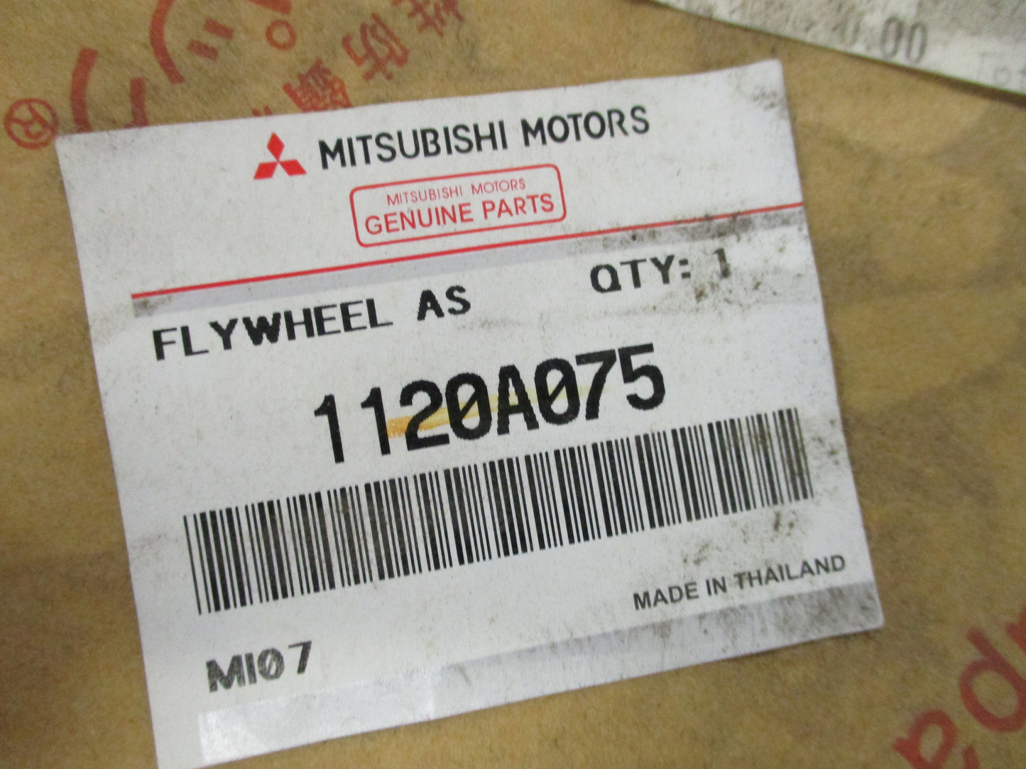 Mitsubishi Triton 2WD ONLY Genuine Solid Flywheel 2.5 DID New Part