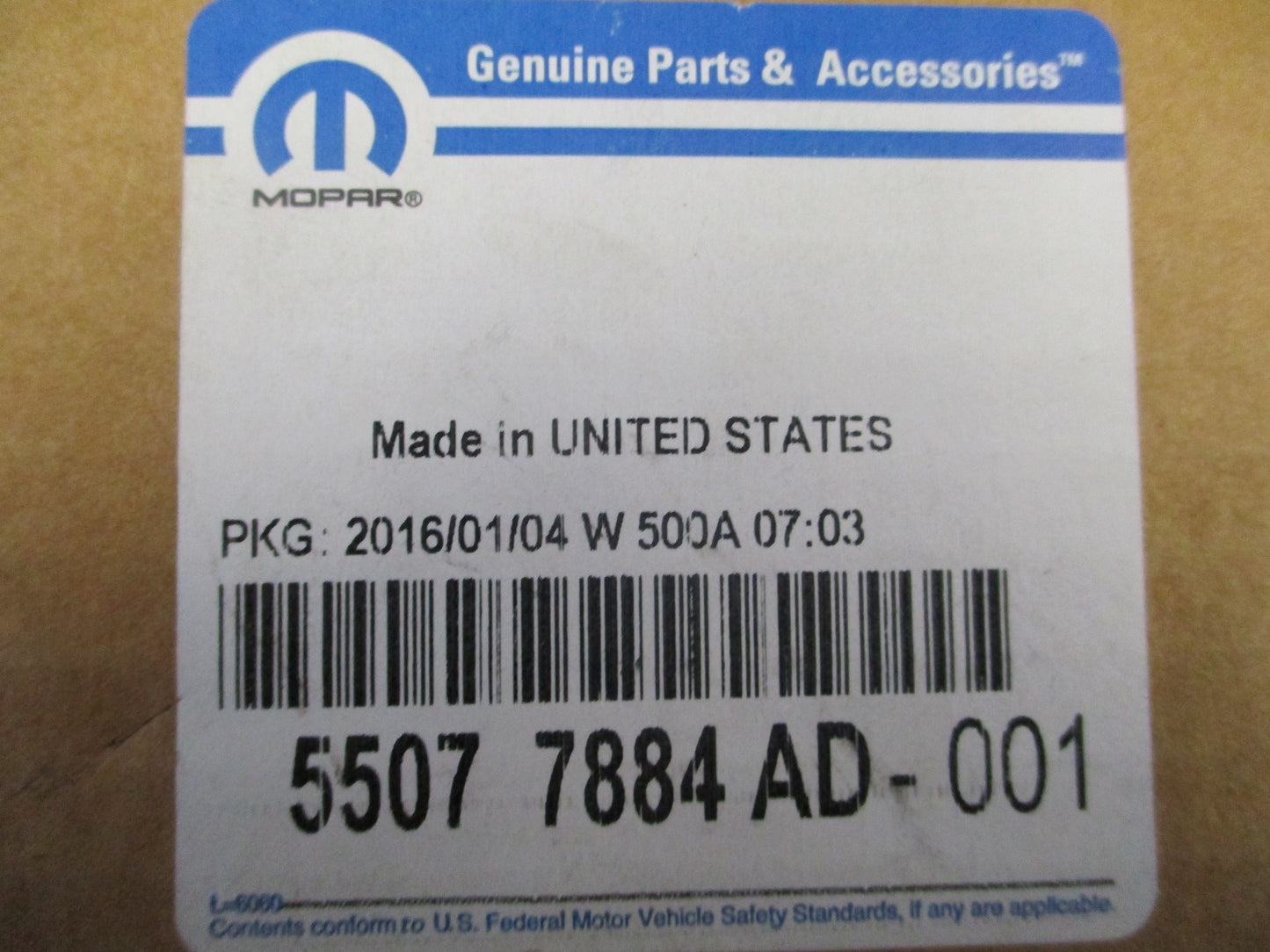 Jeep Wrangler Genuine Right Hand Front Indicator Lamp New Part