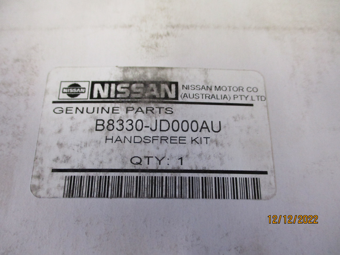 Nissan Qashqai J10E Genuine Hand Free Kit New Part