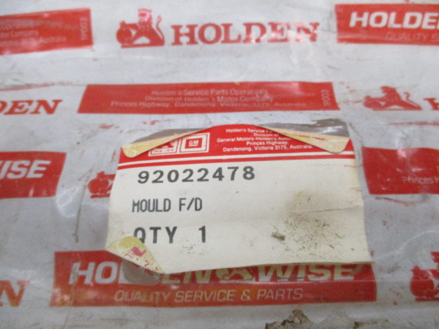 Holden Camira JB Sedan Genuine Left Hand Front Door Moulding New Part