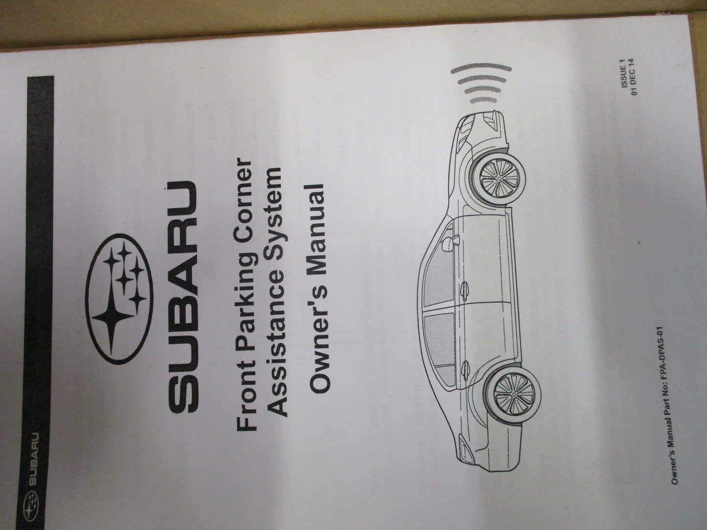 Subaru Impreza / XV Genuine front & rear parking sensor kit new part