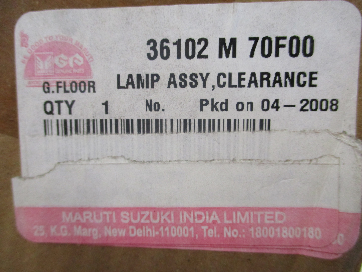 Suzuki Alto Genuine Left Hand Front Indicator New Part