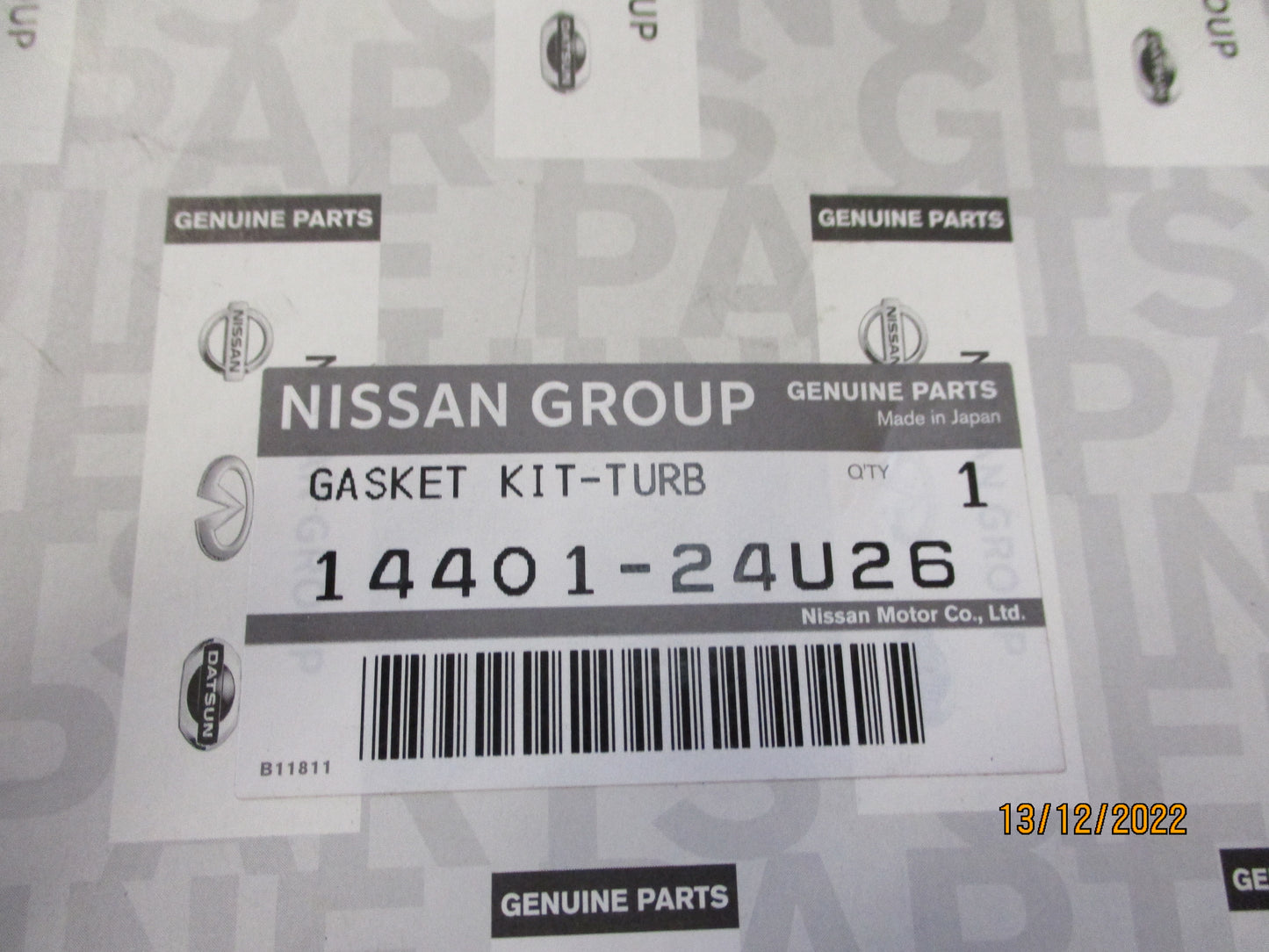 Nissan R34 Skyline Genuine Turbo Charger Gasket Kit New Part