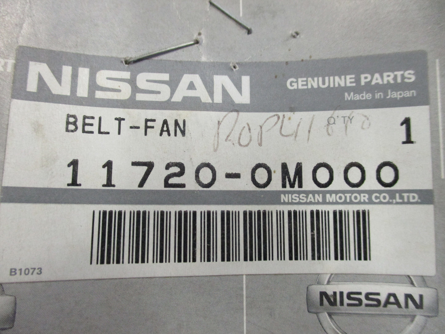Nissan Pulsar/Sunny Genuine Fan Belt New part