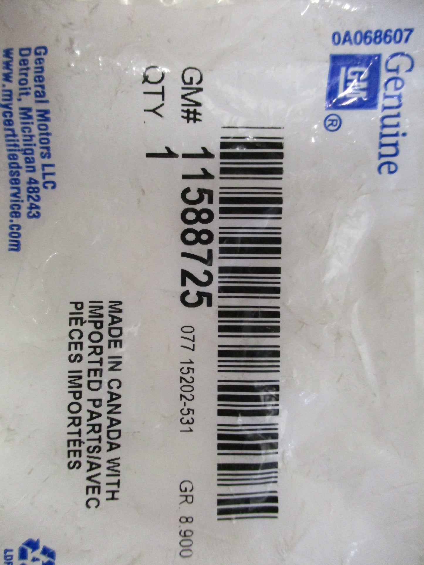 Holden Colorado, Cruze Genuine Multiuse Bolt New Part