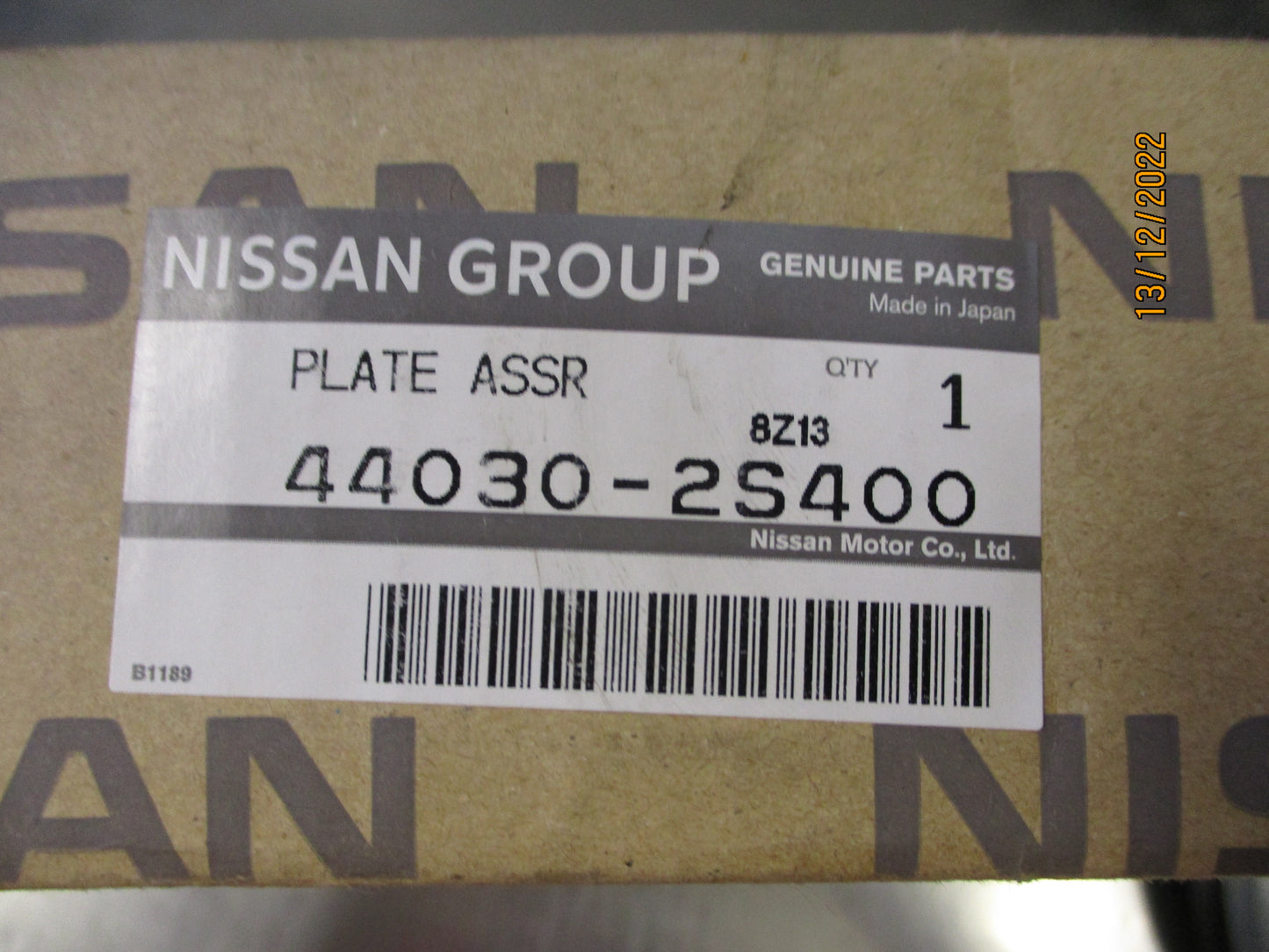 Nissan D22T Navara 2WD Genuine Left Hand Rear Brake Backing Plate New Part