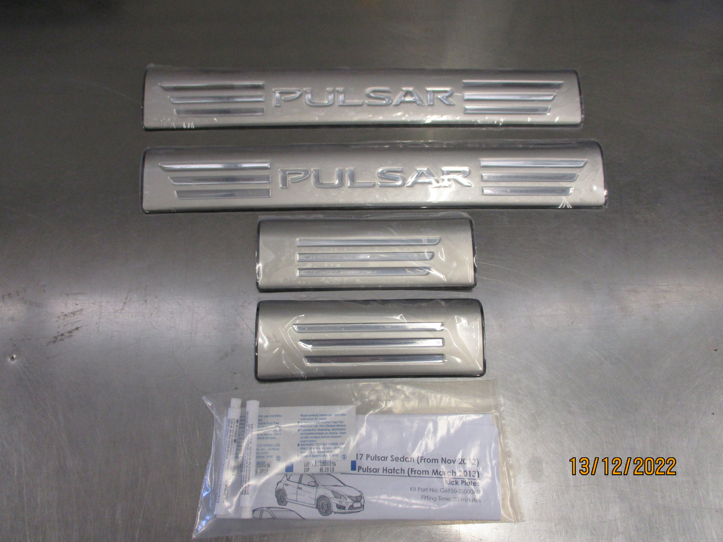 Nissan B17/C12 Pulsar Genuine Set Of 4 Kick Plate Set New Part