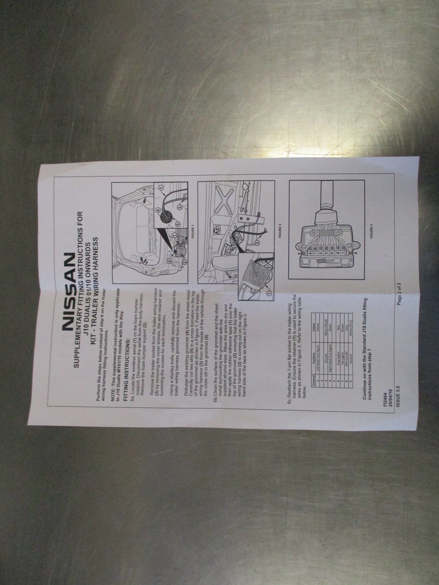 Nissan Genuine Trailer Wiring Kit Heat Shield New