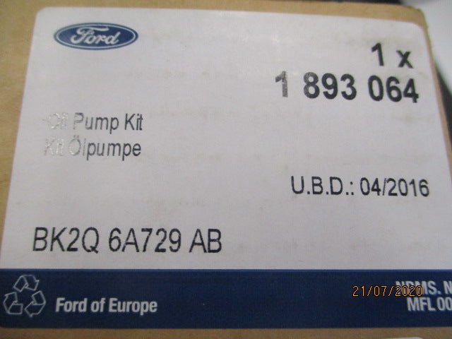 Ford Ranger/Everest Genuine Oil Pump Assembly Kit New Part