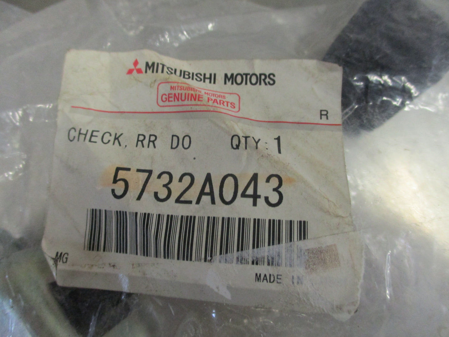 Mitsubishi Triton Genuine Rear Door Check New Part