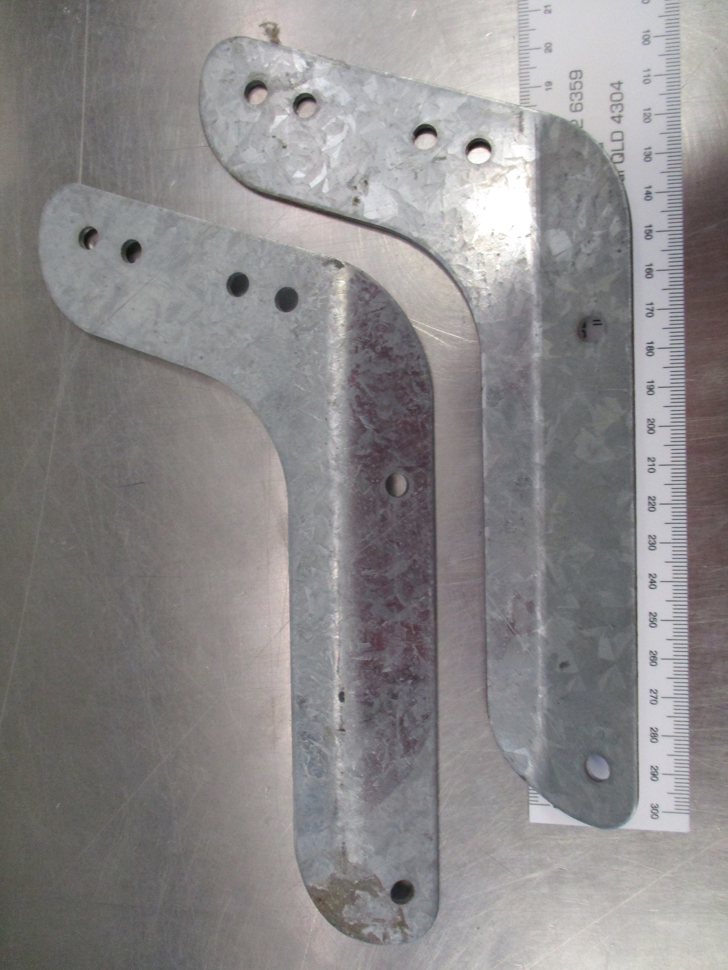 Gal Mud Flap Bracket Pair Left And Right New Part