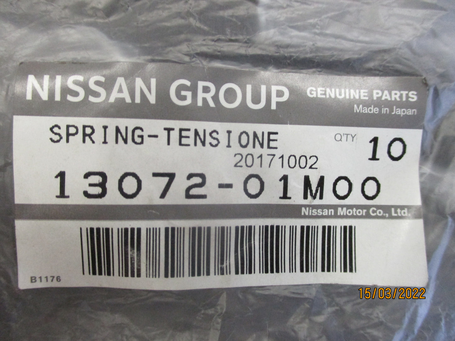 Nissan S13 Silvia CA18DE Genuine Timing Tensioner Spring New Part