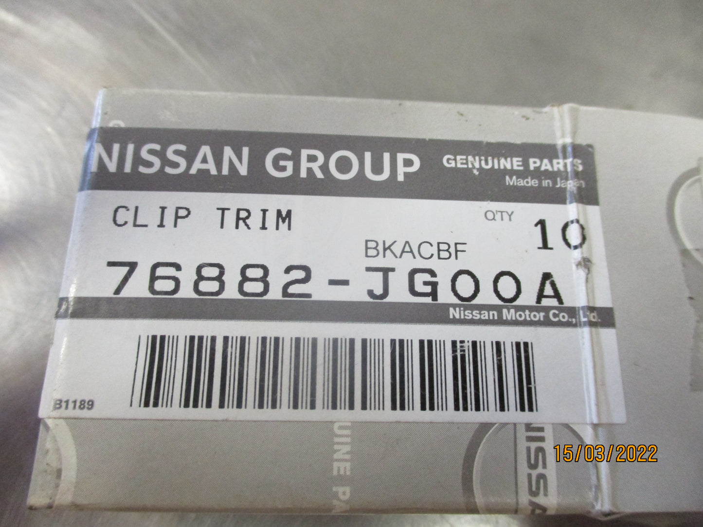 Nissan Juke Genuine Wheel Arch Moulding/Flare Retainer Clip New Part
