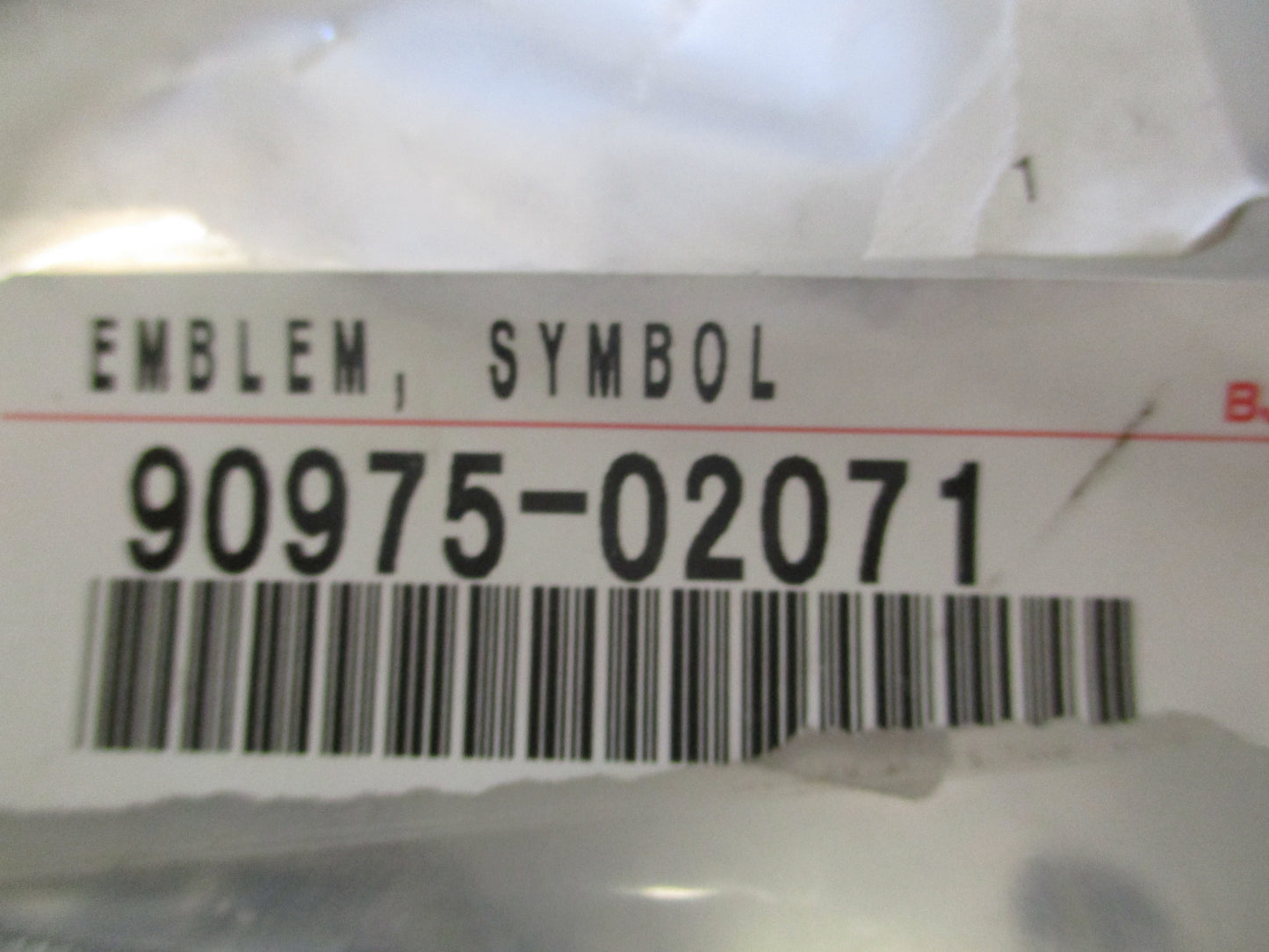 Toyota Corolla Genuine Rear Emblem Badge New Part