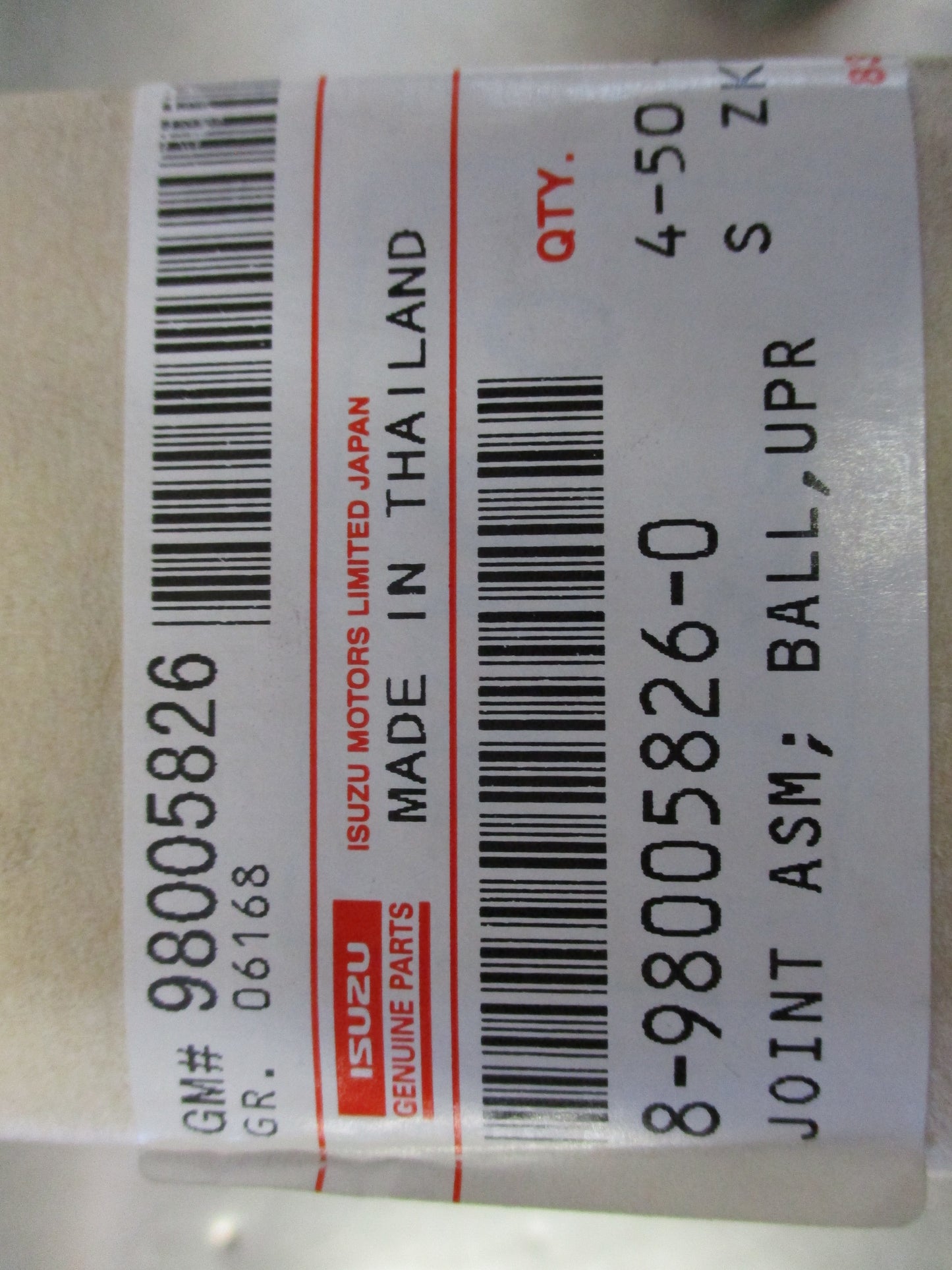 Holden RC Colorado Genuine Upper Ball Joint ASSY New Part